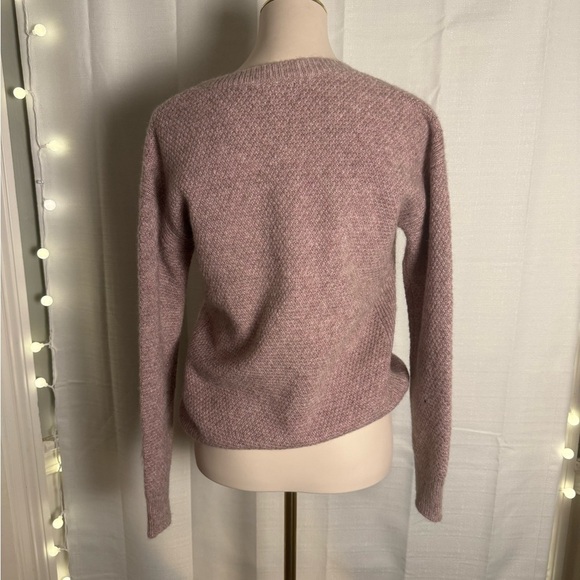 Banana Republic Pink Crew Neck Fine Italian Yarn - Picture 2 of 5